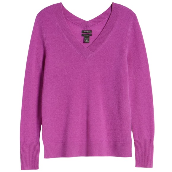 Halogen Sweaters Nwt Halogen Womens Cashmere Sweater Purple Poshmark